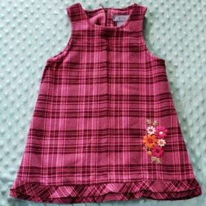Children's Place 24Mos Pink Plaid Dress